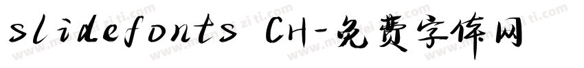 slidefonts CH字体转换